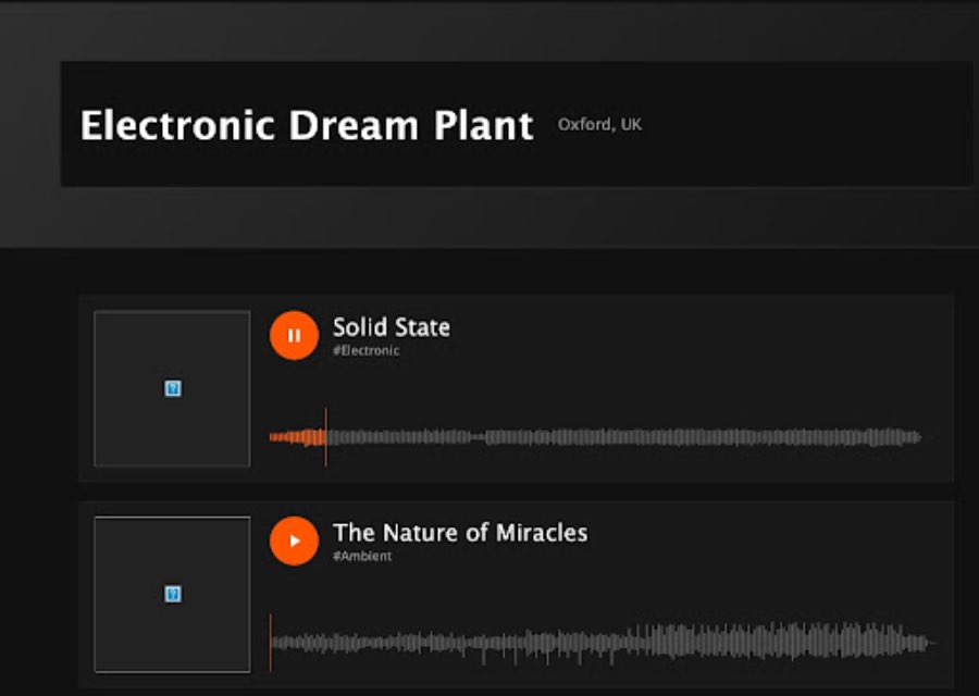 second iteration with two tracks and sound waves showing